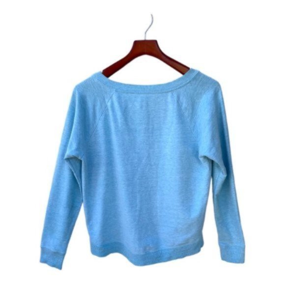 Gap Fit Women's Blue Crew Neck Turquoise Vintage Small - Picture 7 of 8